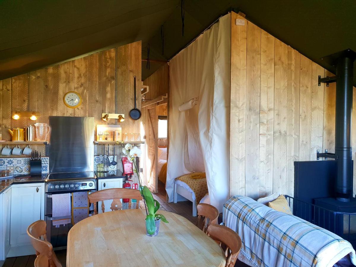 Brackenhill Glamping - Safari Tent With Hot Tub - Sleeps 6 Ivybridge Eksteriør billede